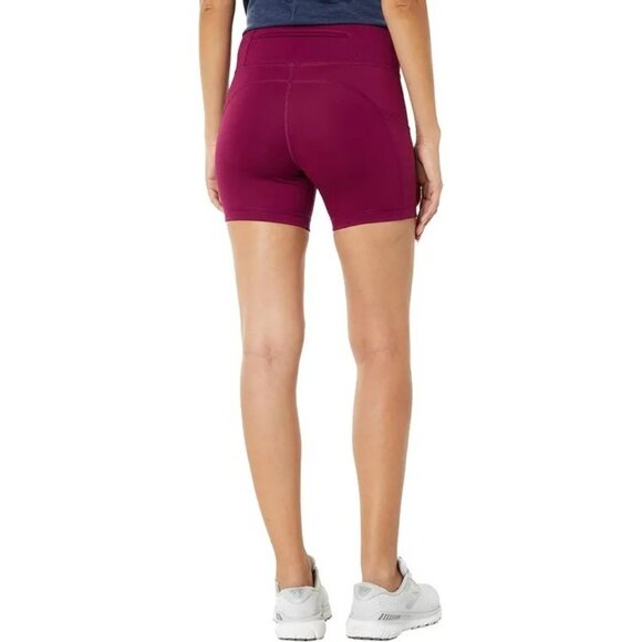 Brooks Women's Method 5" Short Tight Running Athletic Shorts Boysenberry Small - Picture 2 of 9
